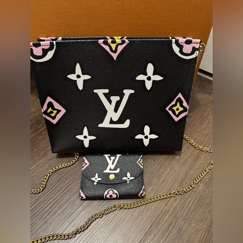 Louis Vuitton wild at heart toiletry 26 & Rosalie coin purse - Picture 2 of 5